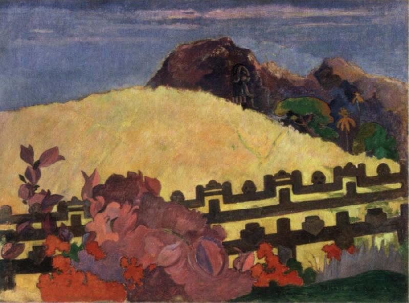 Paul Gauguin The Sacred Mountain oil painting picture